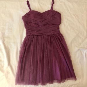 BCX magenta tulle dress